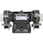 Palmgren 9682081 Bench Grinder W/Wheel Guards & Dust Collection Ports , 8" Wheel Dia