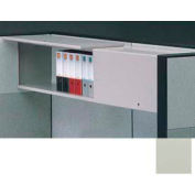 Compatico CMW 36"W Steel Flipper Door Storage Unit - Metallic Silver