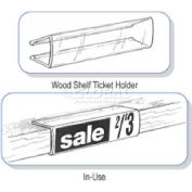Wood Shelf Ticket Holders, 7/8"H X 3-1/4"W - Pkg Qty 100