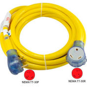 Conntek 14368-50, 50-Feet 30-Amp Straight Blade RV Extension Cord with NEMA TT-30P/R