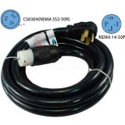 Conntek 1450SS2-36, 36', 50A, Generator Temporary Power Cord with NEMA 14-50 to CS6364
