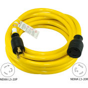 Conntek 20552, 50', 20A, Locking System Extension Cord with NEMA L5-20P/R