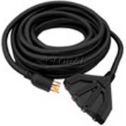 Conntek 20611-050, 50', 30A, Generator Power Cord with NEMA L14-30P to 5-15/20R*4
