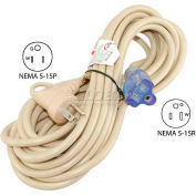 Conntek 24161-300, 25', 13A, 16/3 SJTW I-Ring Extension Cord with NEMA 5-15P/R. Lighted End