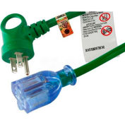 Conntek 24162-072, 6', 13A, 16/3 SJT I-Ring Indoor Extension Cord with Glow Indicator, NEMA 5-15P/R