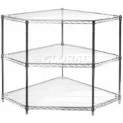 36 W x 18 D Shelf Liners for Wire Shelving in Clear Plastic