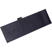 Relaxzen 10-Motor Massage Mat with Heat Removable Cover and Pillow - Gray