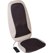 Relaxzen Full Back Shiatsu Rolling Back Massager with Heat - Beige/Dark Gray