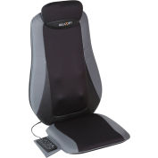 Relaxzen Tapping - Rolling - Shiatsu Full Seat Massager with Heat - Gray/Black