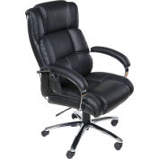OneSpace 6-Motor Executive Massage Chair with Heat - PU Leather - Black