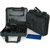 CH Ellis Chicago Case Z120, Single Zipper Tool Bag, 13-1/2"L x 10-1/2"W x 4-1/4"H, Black