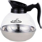 Coffee Pro Decanter OGFCPU12,Unbreakable Regular, 12 Cup, Stainless Steel/Polycarbonate 