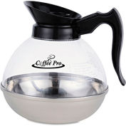 Coffee Pro Decanter OGFCPU12,Unbreakable Regular, 12 Cup, Stainless Steel/Polycarbonate