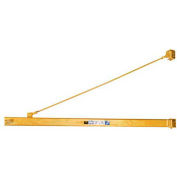 Contrx Wall-Mount Overbraced Tie-Rod Jib Crane, 1000 Lb. Capacity, 16' Span