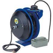 Coxreels EZ-PC13-5012-F Safety Spring Rewind Power Cord Reel Duplex Industrial recept 50' Cord 12AWG