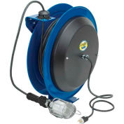 Coxreels EZ-PC24-0016-E Safety Spring Rewind Power Cord Reel Incand Cage Light 100' Cord 16AWG