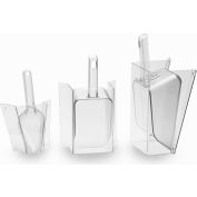 Cal-Mil 1031-6 Scoop with Guard 6 Oz. Polycarbonate 3"W x 6"D x 10-1/4"H
