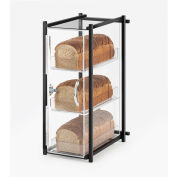 Cal-Mil 1155-13 One by One Bread Case 9-1/2"W x 14-1/2"D x 19-3/4"H Black