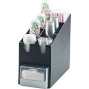 Cal-Mil 2046 Classic Cup & Lid Condiment Organizer 9-1/4"W x 19-1/4"D x 16-3/4"H