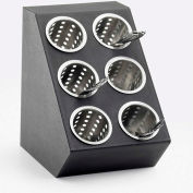 Cal-Mil 2049 Classic Flatware Condiment Dispenser 6 Cylinder Display 11-1/2"W x 15-3/4"D x 15-3/4"H