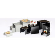 Cal-Mil 239 Classic Risers Set of 4 8"W x 8"D x 8"H Stainless Steel