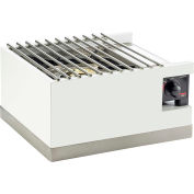 Cal-Mil 3023-55 Luxe Butane Burner Housing White and Stainless Steel 12"W x 14-1/4"D x 7-1/2"H