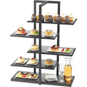 Cal-Mil 3304-96 One by One Multi Level Shelf Display W/Silver Stand 28-1/2"W x 13-1/2"D x 36-1/2"H