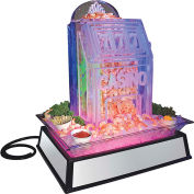 Cal-Mil IP101-110 Small Mirror Ice Carving Pedestal with LED Feature 19"W x 27"D x 10"H 110V