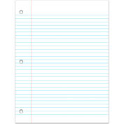 C-Line® Filler Paper, College Ruled, 8" x 10-1/2", 100/Pack, Set of 36 Packs