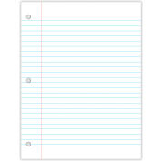 C-Line® Filler Paper, Wide Ruled, 8" x 10-1/2", 100/Pack, Set of 36 Packs