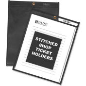 C-Line Products Shop Ticket Holders, Stitched, One Side Clear, 9 x 12, 25/BX