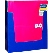 C-Line Products Reusable Side Load Envelopes w/ String Closure, 11"W x 8-1/2"H, Assorted, 24/Pack