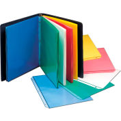 C-Line Products Colored Polypropylene Sheet Protector, Assorted Colors, 11 x 8 1/2, 50/BX