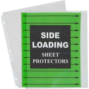 C-Line Products Side Loading Polypropylene Sheet Protector, Clear, 11 x 8 1/2, 50/BX