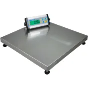 Global Industrial® Digital Floor Scale With LCD Indicator & Stand, 2,000 lb  x 1 lb