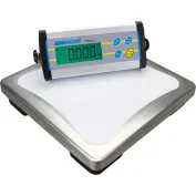 Global Industrial NTEP Mobile Bench Scale w/ Backrail, LED Display, 1,000 lb x 0.2 lb 412666