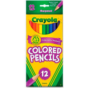 Crayola 684036 Short Barrel Colored Woodcase Pencils 36 Assorted Colors/Set 3.3 mm 