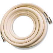 Sani-Lav® H100W3 Wash Down Hose, 3/4" MGHT Swivel x FGHT, Stainless Steel, White - 100'