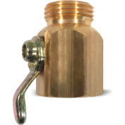 Sani-Lav® N16 Non-Swivel Hose Adapter, Brass, 3/4" FGHT x 3/4" MGHT