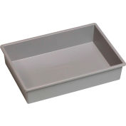 Certwood Stortray Insert CE4004 - Single Division 7-7/8"L x 11-1/4"W x 2-3/8"H Light Gray - Pkg Qty 10