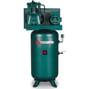 FS-Curtis FCA07E57V8S-A2L1XX, 7.5 HP, Two-Stage Comp., 80 Gal, Vert., 175 PSI, 23.2CFM, 1-Phase 230V