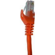 Vertical Cable 094-826/5OR CAT6 Snagless Molded Patch Cable, 5 ft. (1.5 meter), Orange