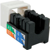 Vertical Cable 351-V2621/WH Cat 5E V-Max U-Style Keystone Jack - White