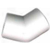 Schedule 40 Pvc 45 Degree Fitting, 1"Dia., White, 143-U - Pkg Qty 25