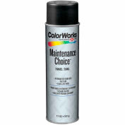 Krylon Industrial Colorworks Enamel Flat Black - CWBK01017 - Pkg Qty 6