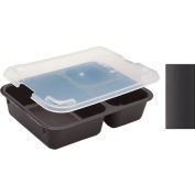 Cambro 853FCP167 - Tray 3 Compartment, Brown - Pkg Qty 24