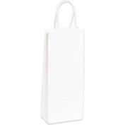 Global Industrial™ Paper Shopping Bags, 10"W x 5"D x 13"H, White, 250/Pack