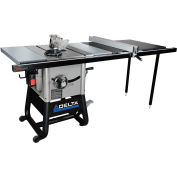 Delta 36-5052 10 In. Left Tilt Table Saw W/52 In. Right Rip, Steel Extension Wings