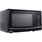 Danby® DMW07A4BDB, Microwave Oven, 0.7 Cu. Ft., Black, 700 Watts, Touchpad, LED Clock / Timer