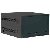 Datum Laptop Depot Storage and Charging Cabinet, 10-Device Capacity, Black
